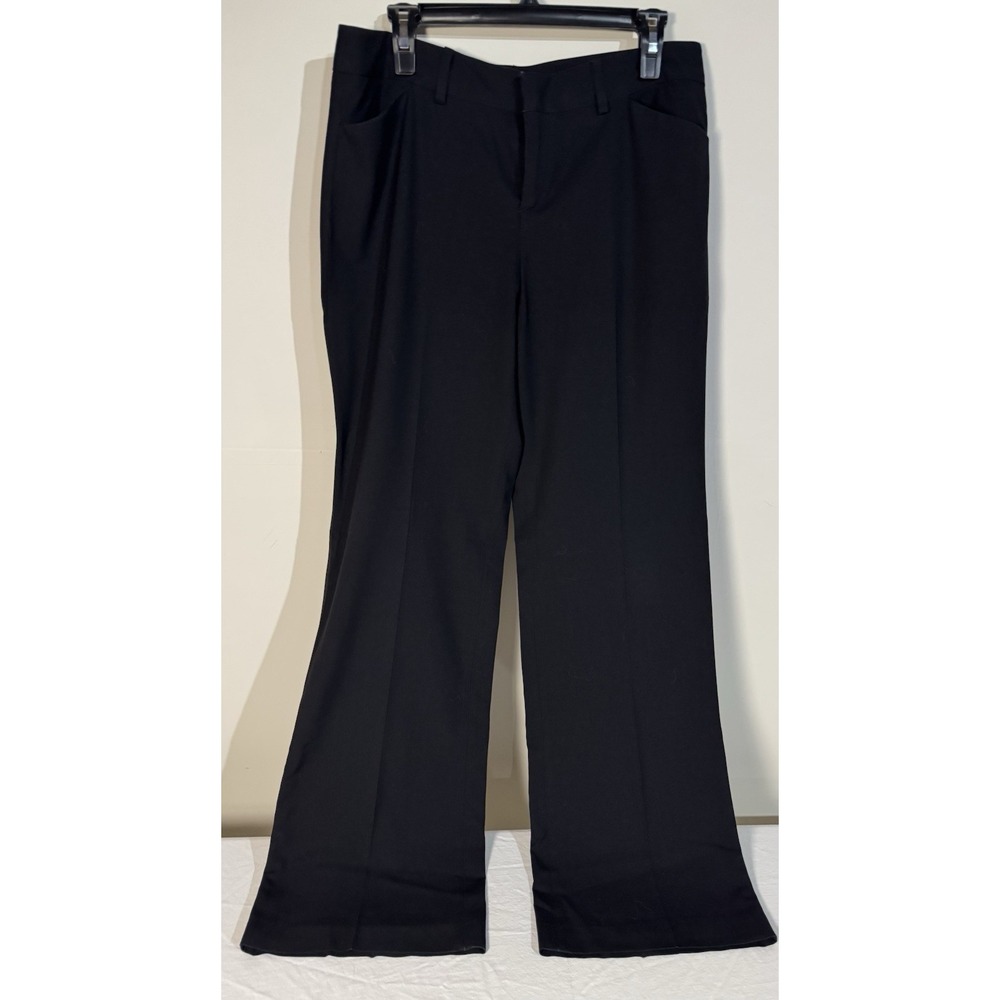 Banana Republic Black Classic Dress Pants Womens 10 Slack Chino Trouser
